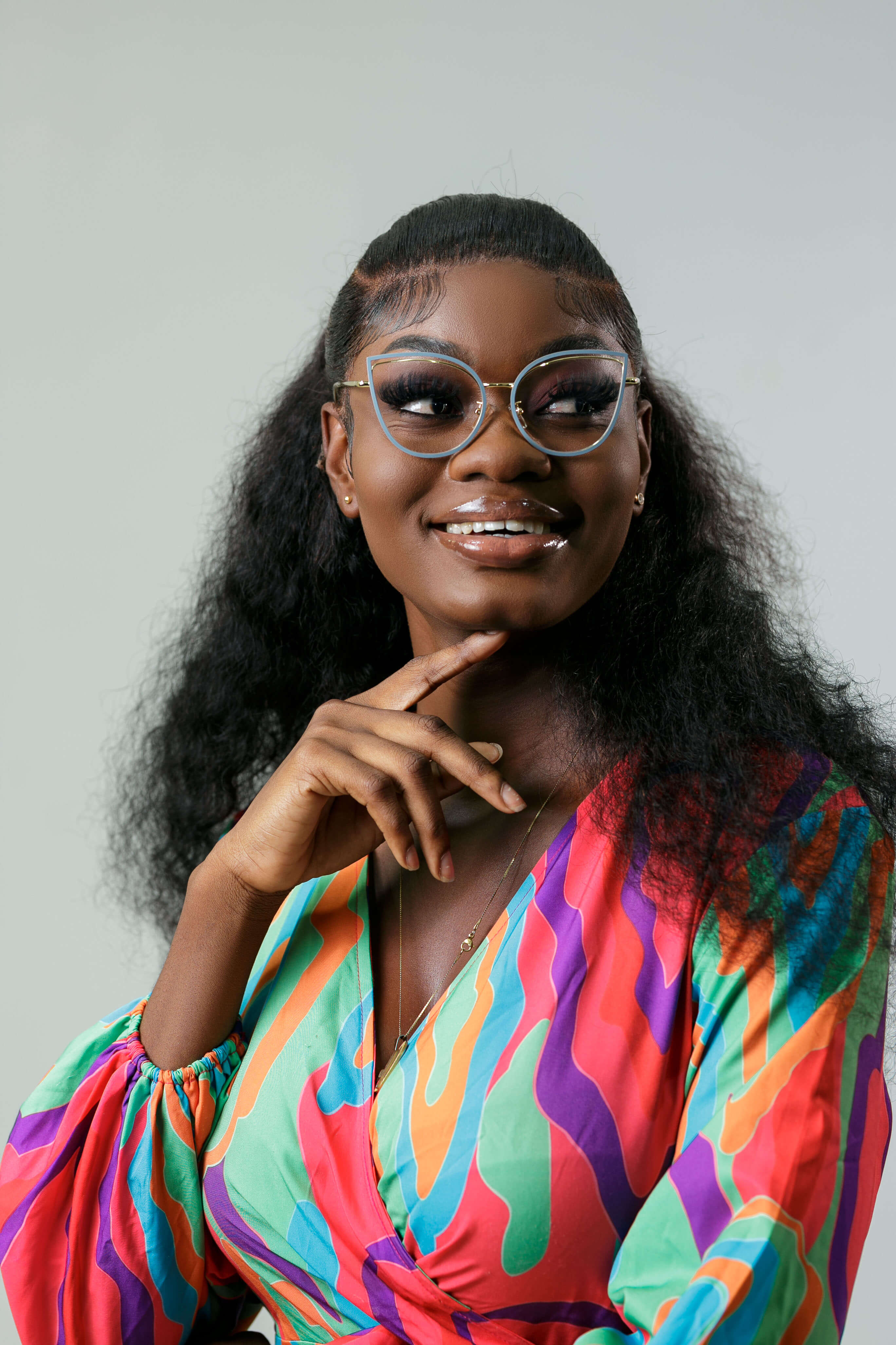 Person wearing Phiine frames